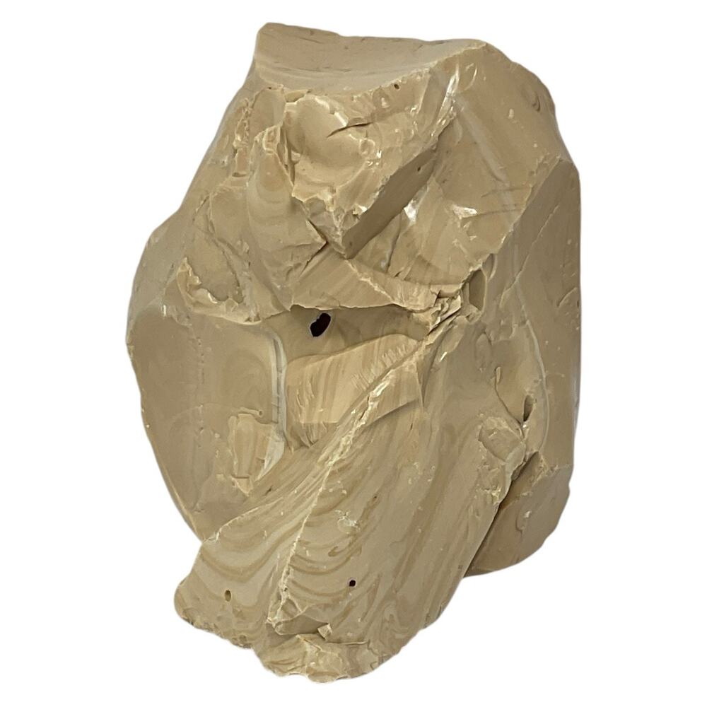 Carmel Creme Art Glass Cullet Slag Glass #5XL124‎